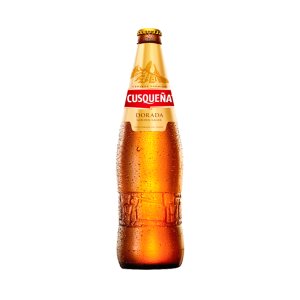 Cerveza Golden Lager Botella CUSQUEÑA 330ml