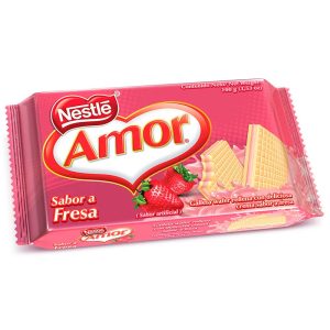 Galletas Wafer Amor Fresa NESTLÉ 100g