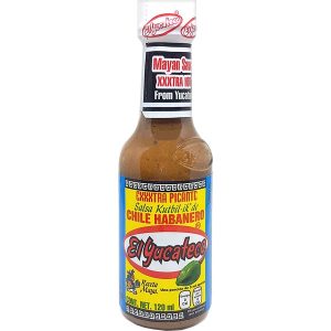 Salsa Chile Habanero Exxxtra Picante Kutbil-ik  EL YUCATECO 120ml