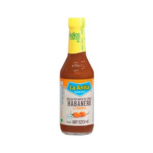 Salsa Picante de Chile Habanero Ligera LA ANITA 120ml