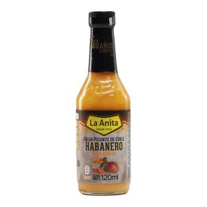 Salsa Picante de Chile Habanero Mango LA ANITA 120ml