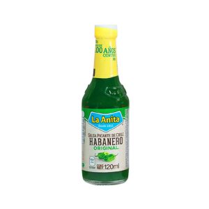 Salsa Picante de Chile Habanero Original Verde LA ANITA 120ml
