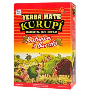 Yerba Mate Compuesta con Hierbas Katuava y Burrito KURUPI 500g