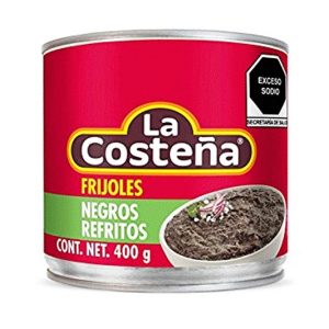 Fríjoles Negros Refritos LA COSTEÑA 400g