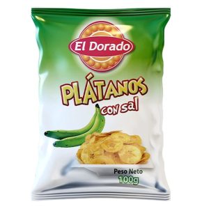 Plátanos con Sal EL DORADO 100g
