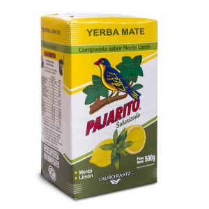 Yerba Mate Compuesta Sabor Menta - Limón PAJARITO 500g