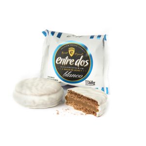 Alfajor Dulce de Leche Blanco ENTRE DOS 60g