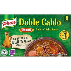 Doble Caldo 8 pastillas Carne KNORR 80g