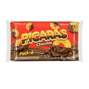 Galletas Chocolate PICARAS 252g (6x42g)