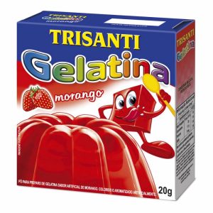 Gelatina Morango / Fresa TRISANTI 20g