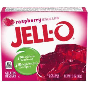 Gelatina Raspberry / Frambuesa JELL-O 85g