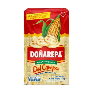 Harina de Maíz Blanco/Amarillo del Campo DOÑAREPA 1K