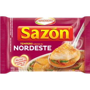 Tempero Sazón Sabor Nordeste /  Condimento para Carne, Pollo y Pescado AJINOMOTO 60g